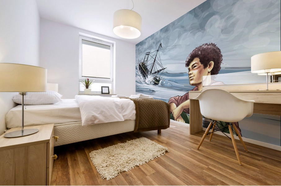 Young Sailer Mural print