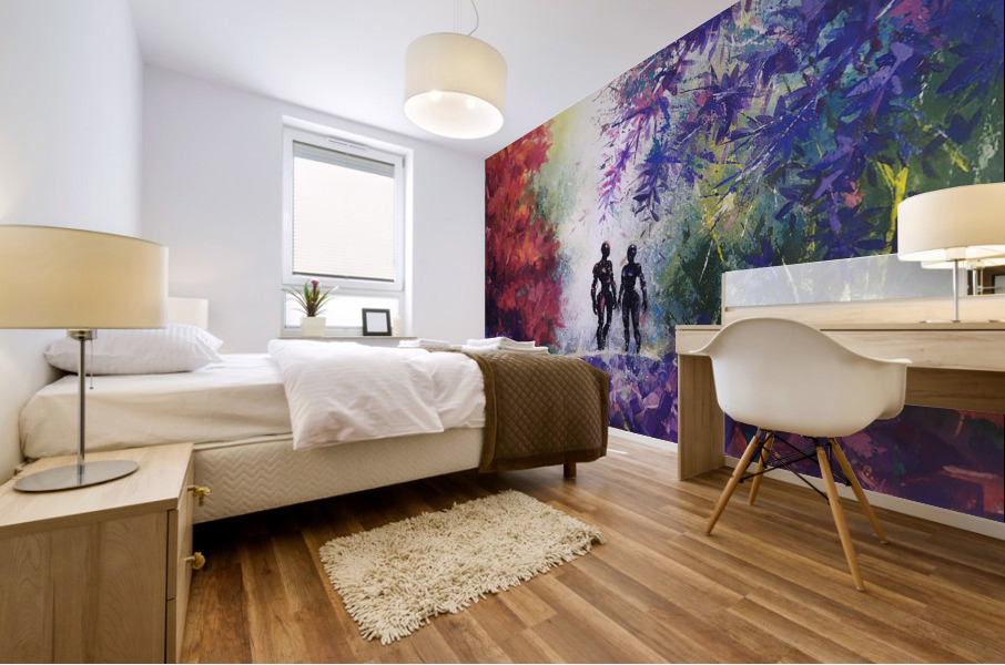 The Bridge Mural print
