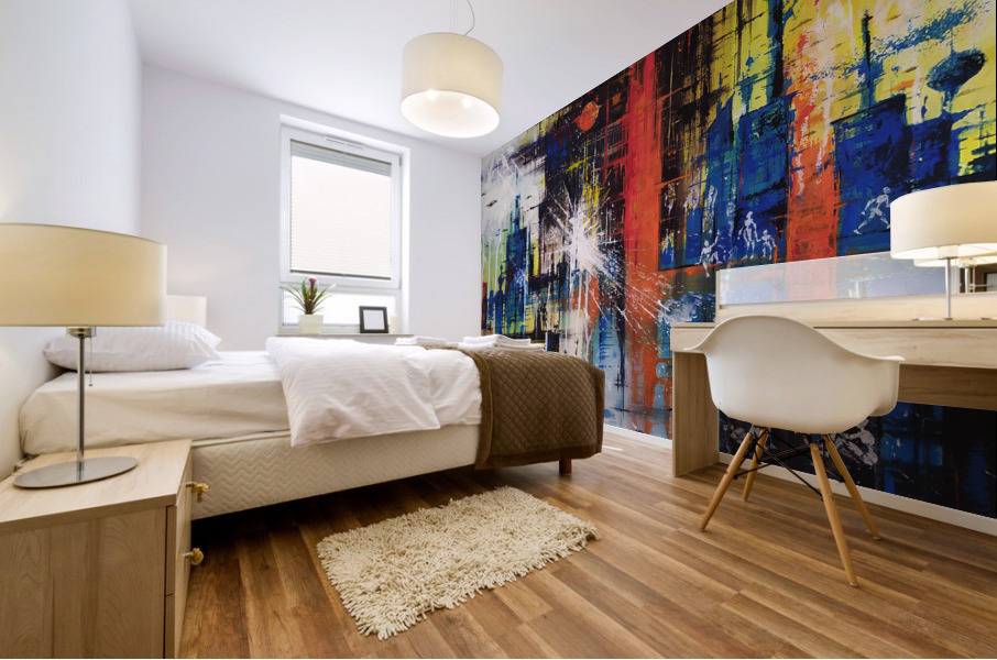 Urban Life Mural print