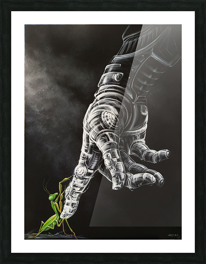 A Mantis Picture Frame print