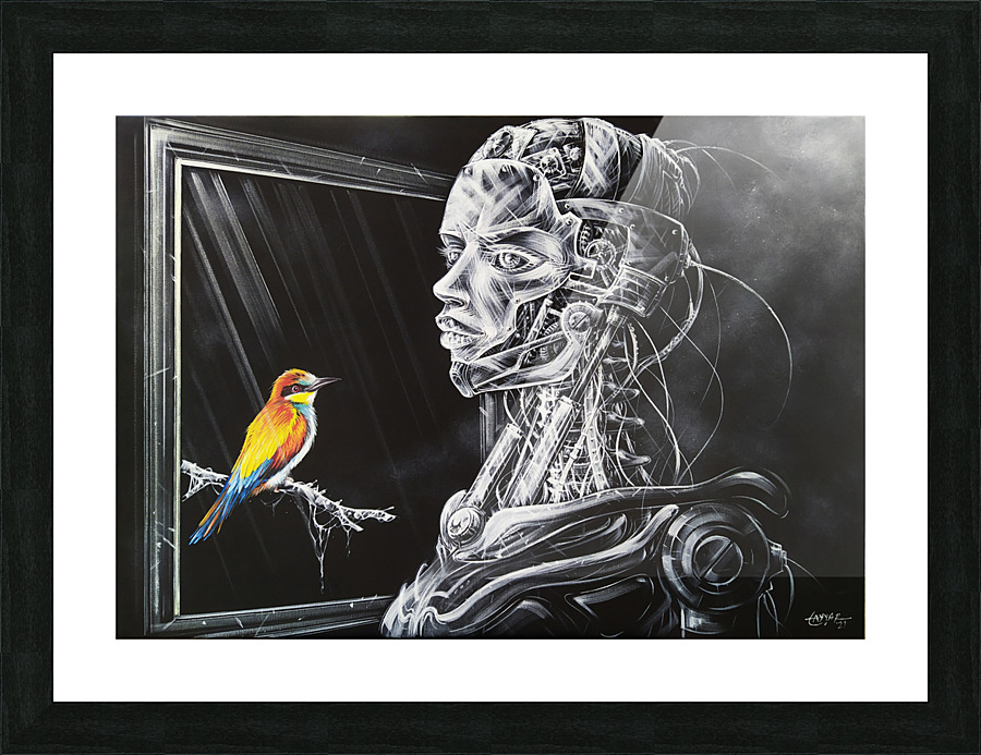 A Bird Picture Frame print