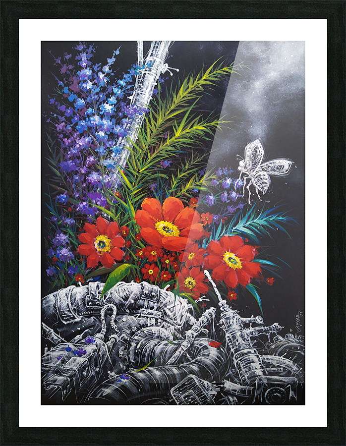 The Flowers Picture Frame print