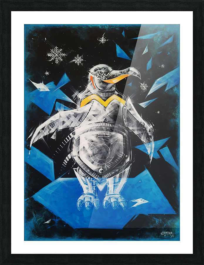 Penguen Picture Frame print