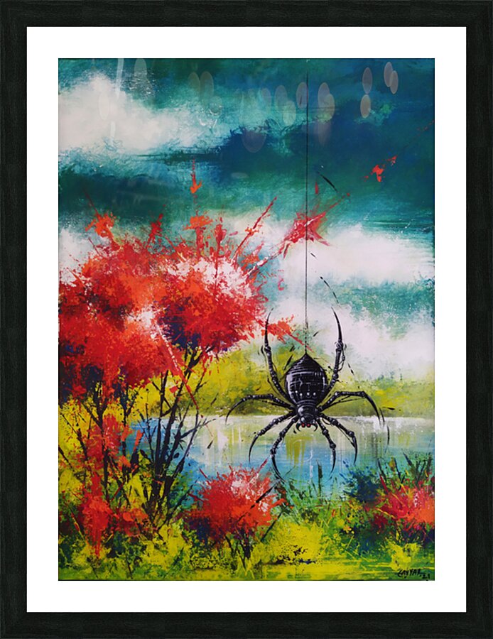 A spyder Picture Frame print