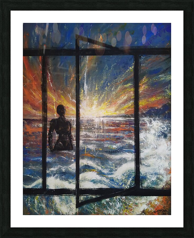 The Window Picture Frame print
