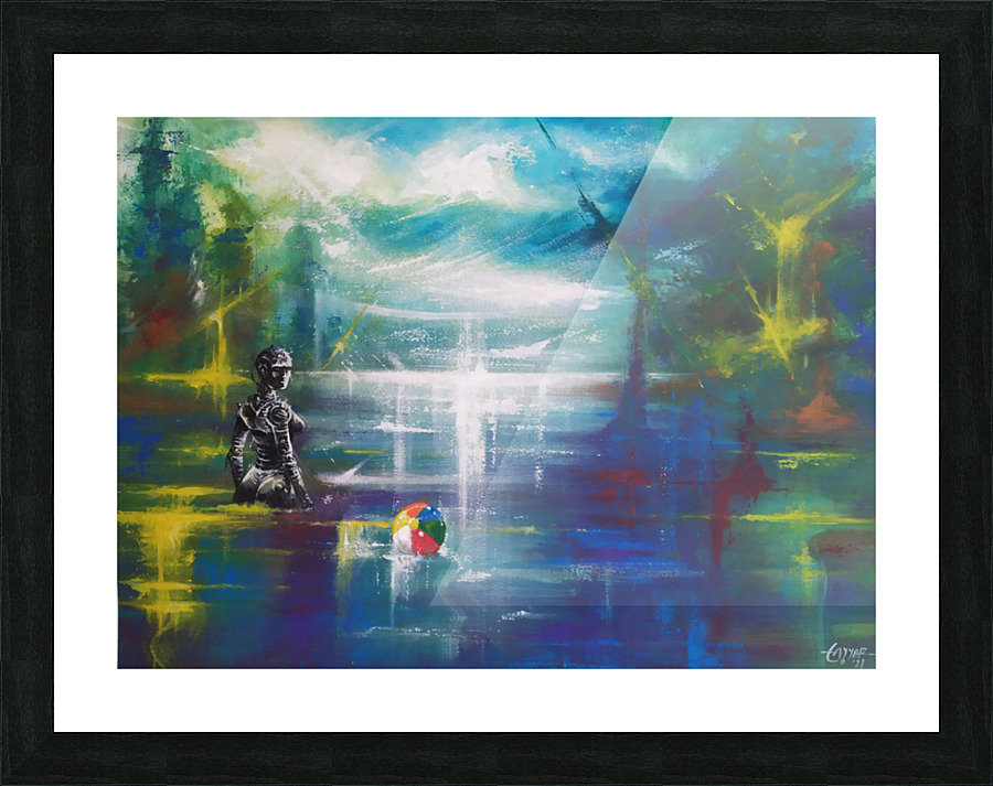 A Sea Ball Picture Frame print