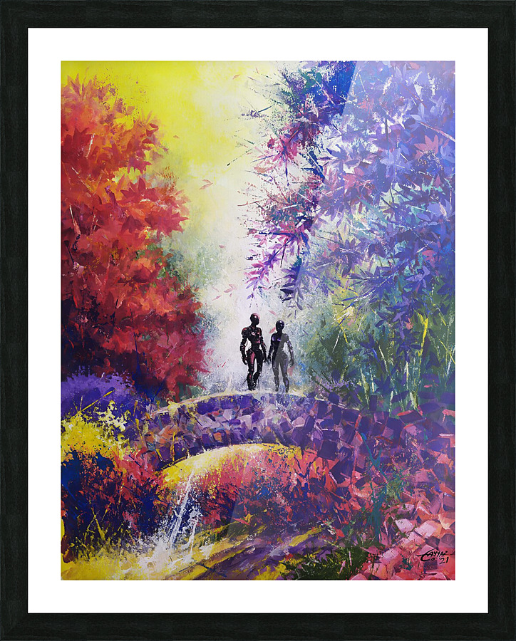 The Bridge Picture Frame print