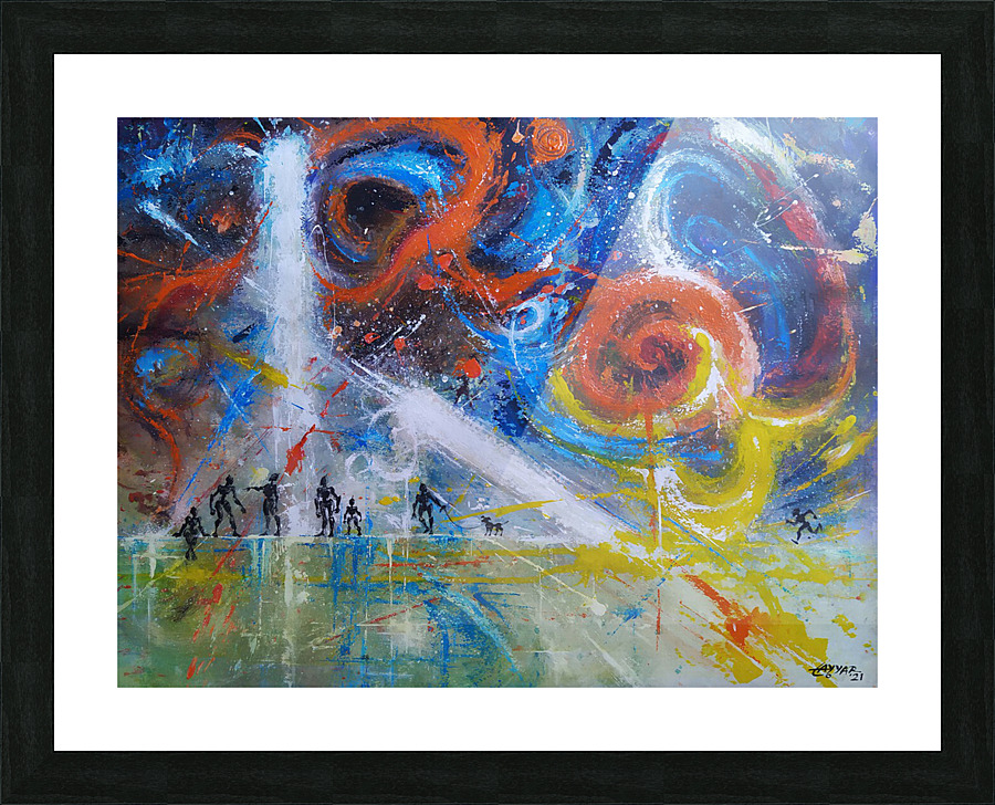 Life goes on Picture Frame print