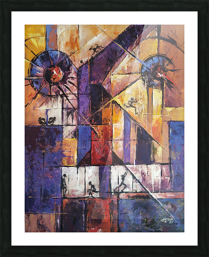 A Face Picture Frame print