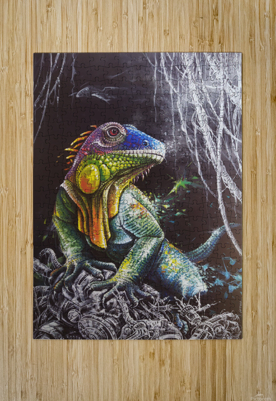 Iguana by Tayyar Ozkan Wall Art