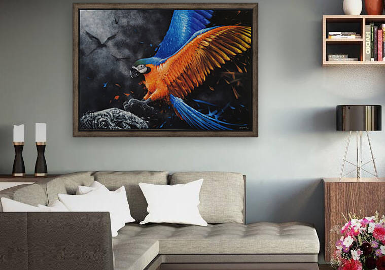 A Parot by Tayyar Ozkan