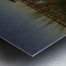 Through the blades Metal print