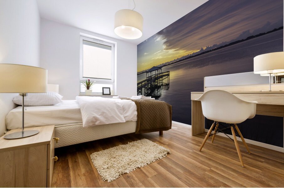 Lavender sky Mural print