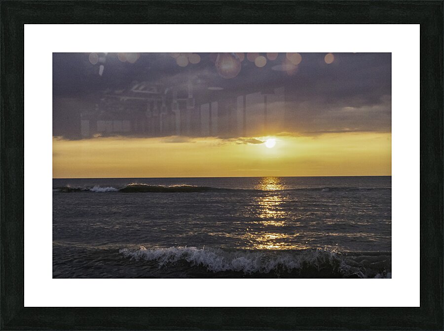 Orange sky Picture Frame print