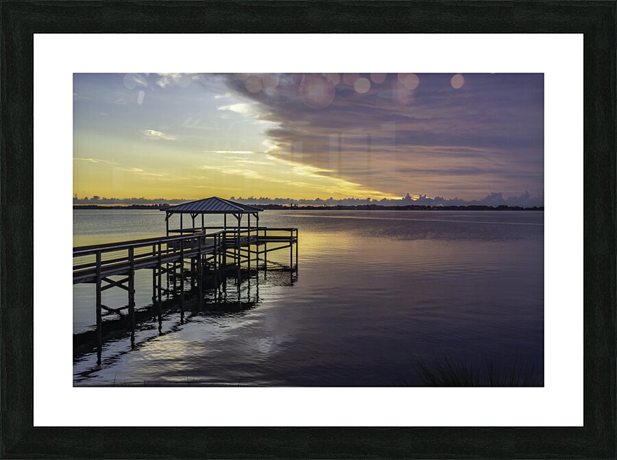 Lavender sky Picture Frame print