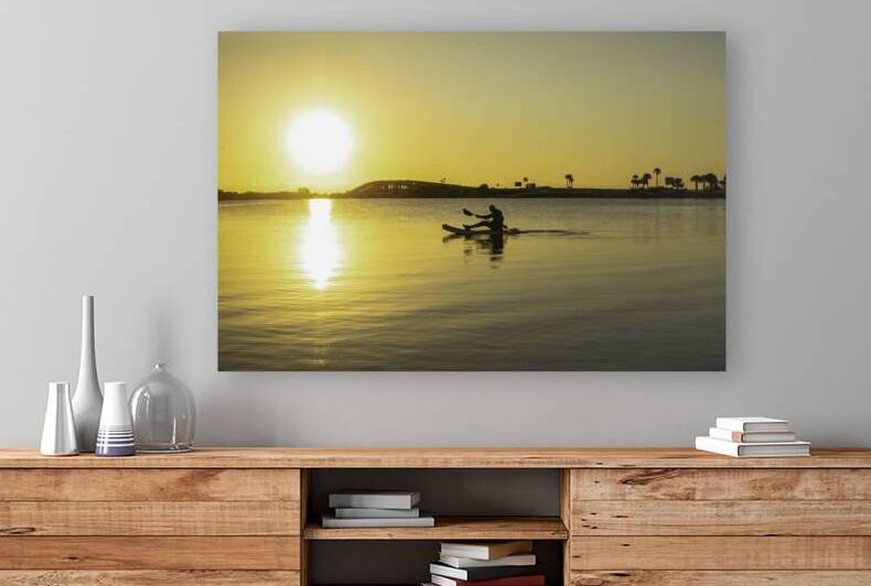 Kayak sunrise by Kai Hoskins