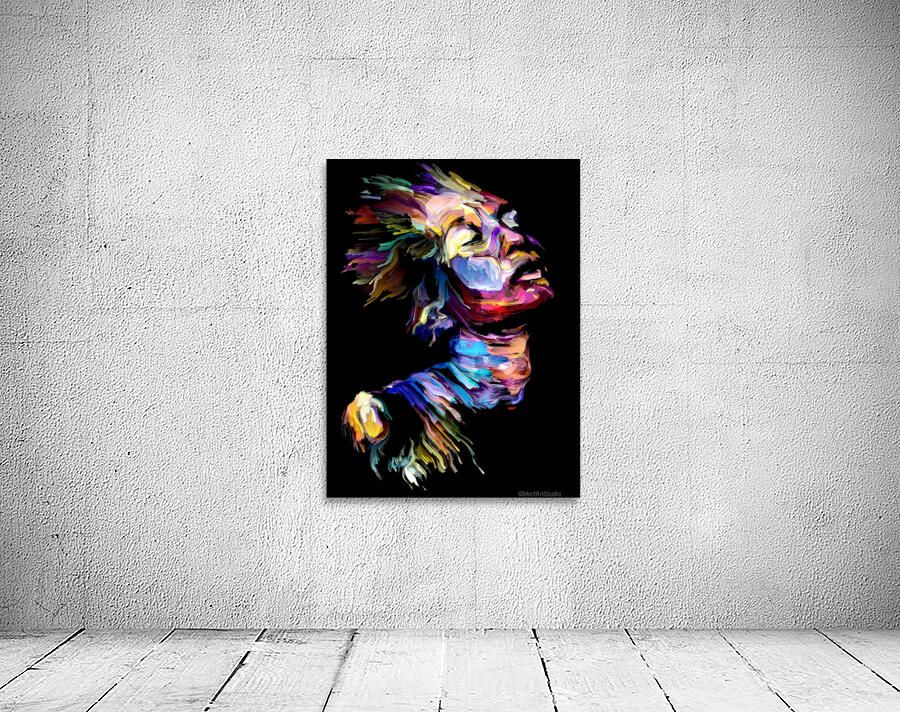 Abstract woman face painting by MorfArtStudio Wall Art