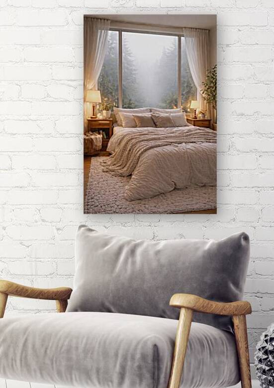 Morning Mist Cozy Bedroom by Dreamroom Aesthetic