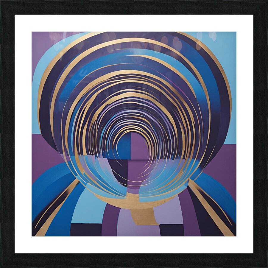 Stunning Abstract Artwork 4 Picture Frame print