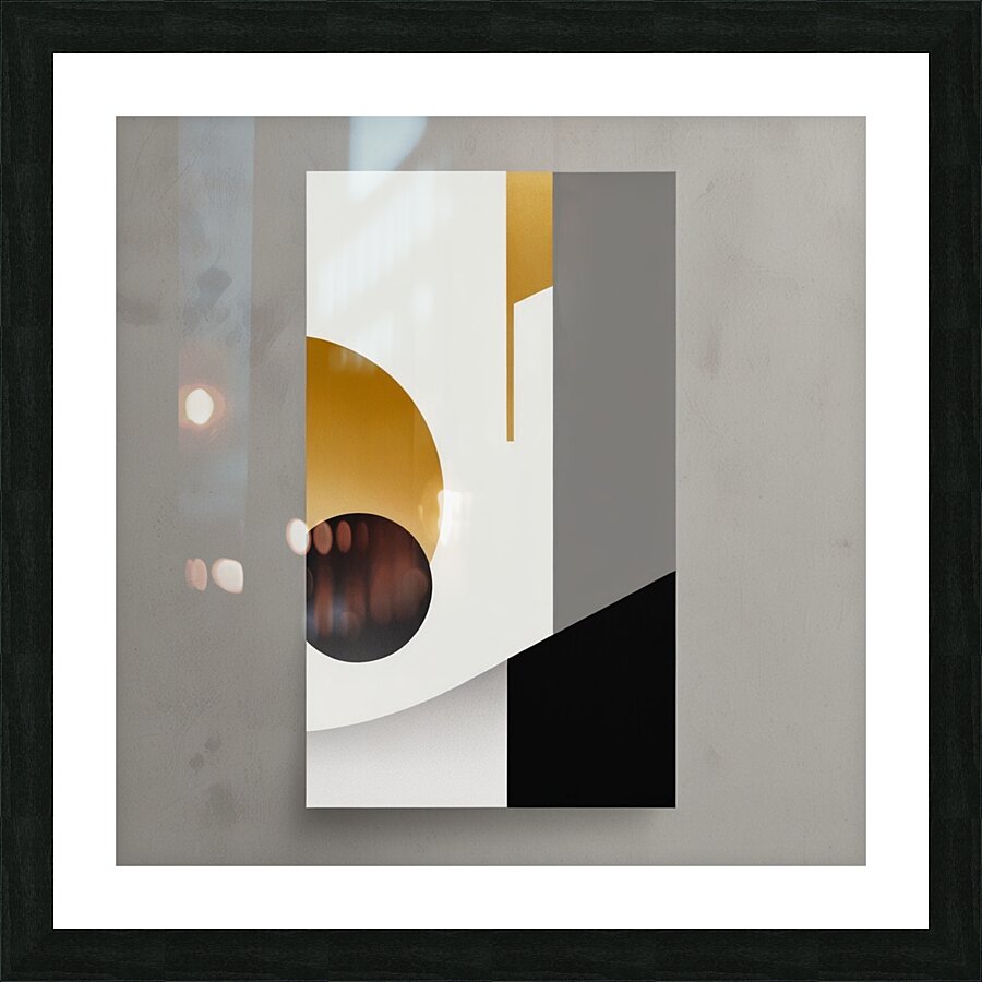 Abstract Piece- Negative Space 5 Picture Frame print