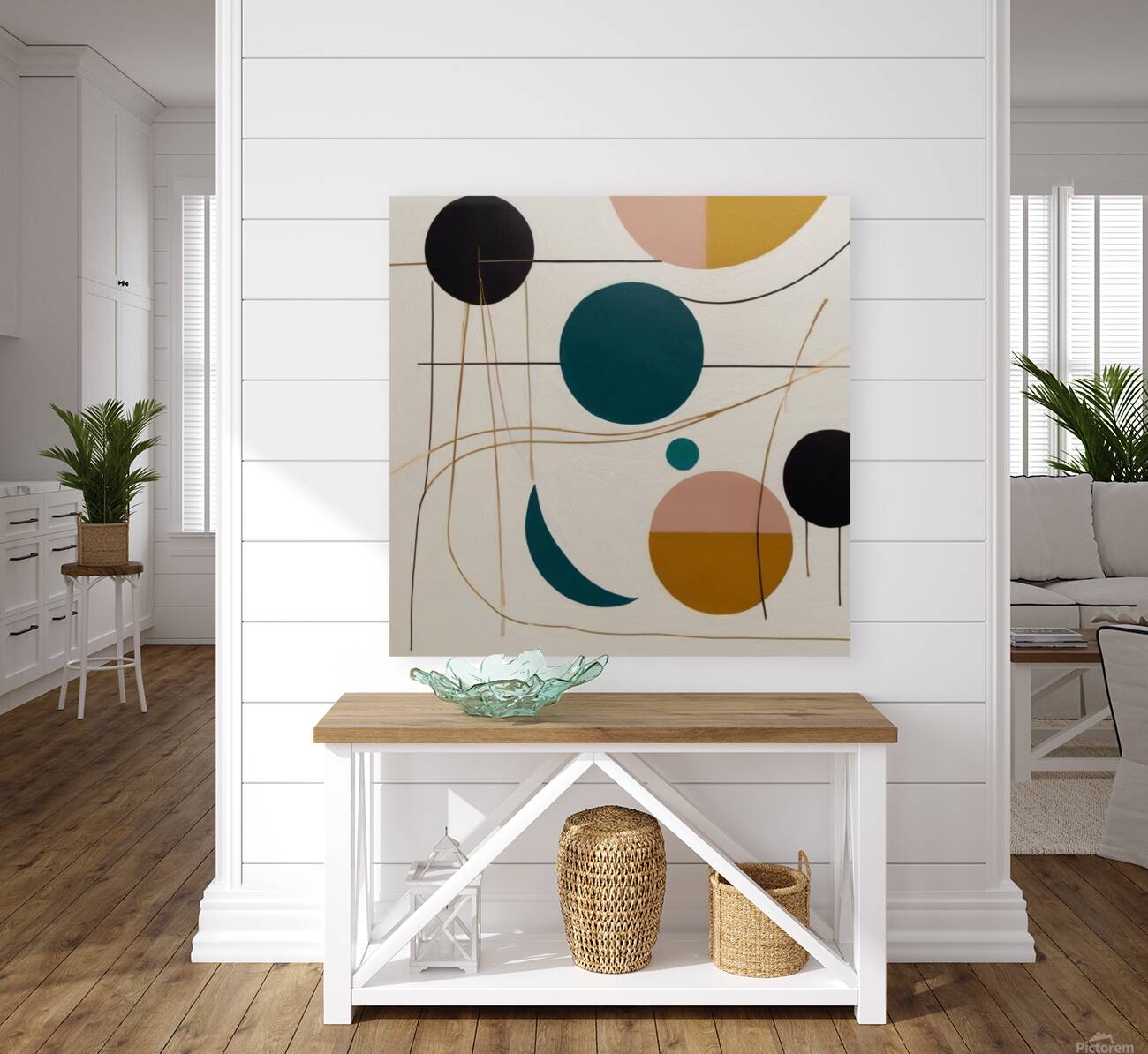 Simple Abstract Piece 5 Reproduction