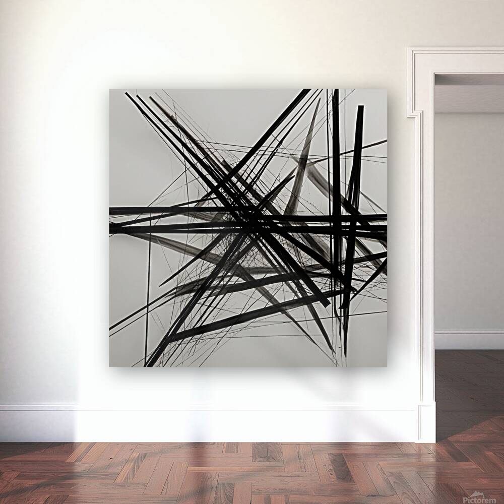 Abstract-Intersecting Lines Reproduction