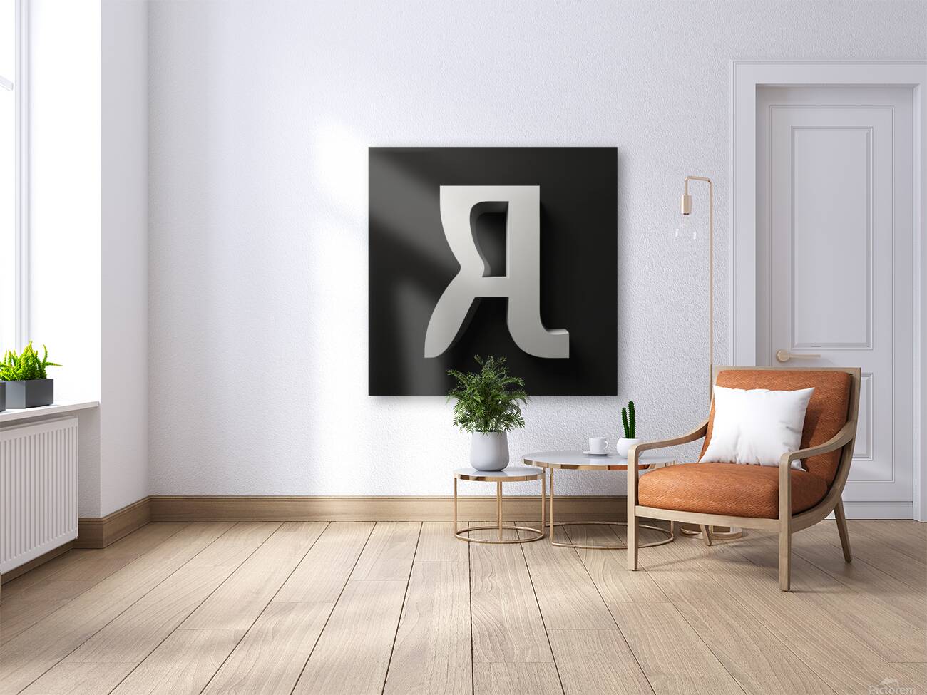 Abstract-Negative Space Typography Reproduction
