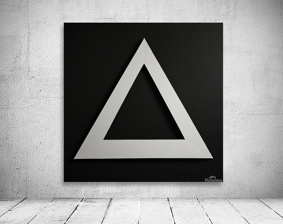 Abstract-Negative Space Triangle Wall Preview