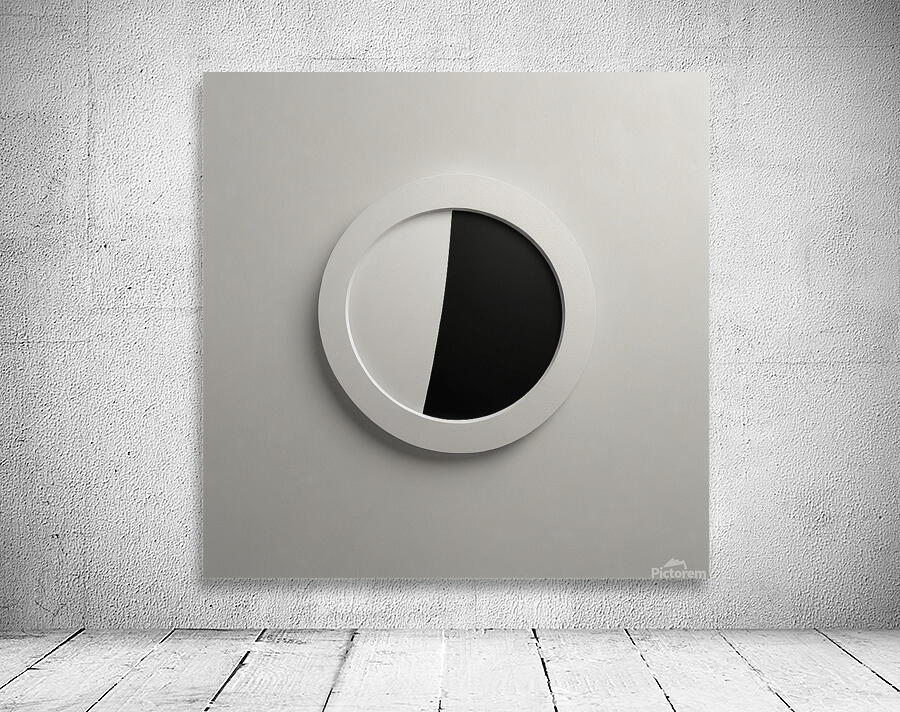 Abstract-Circle in Negative Space Wall Preview