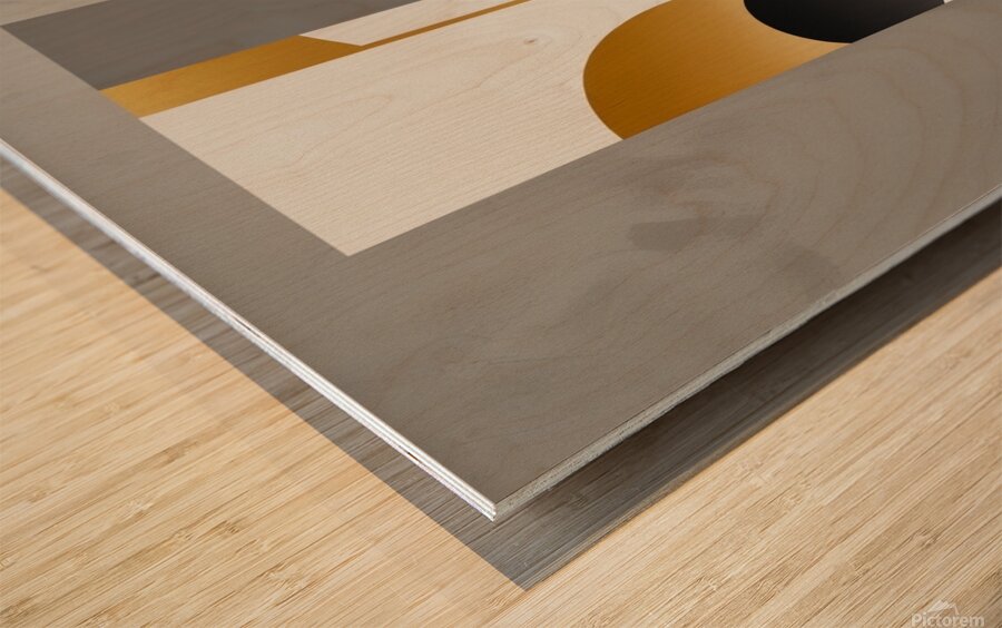 Abstract Piece- Negative Space 5 Wood print