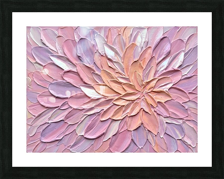 Petal Whispers Picture Frame print