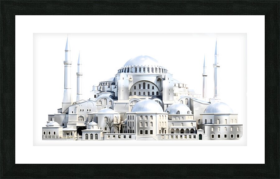 White  Picture Frame Printing