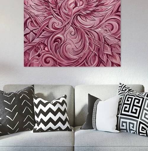 Blush Phoenix Rising Reproduction