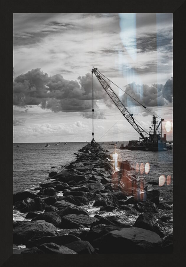 Maritime Monolith Picture Frame print