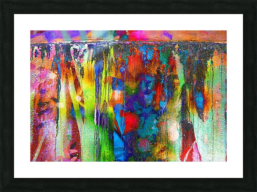 Echoes in Color Picture Frame print