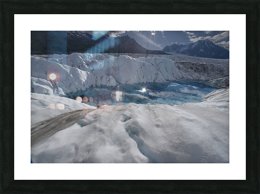 The Glaciers Jewel: A Moment of Magic Picture Frame print