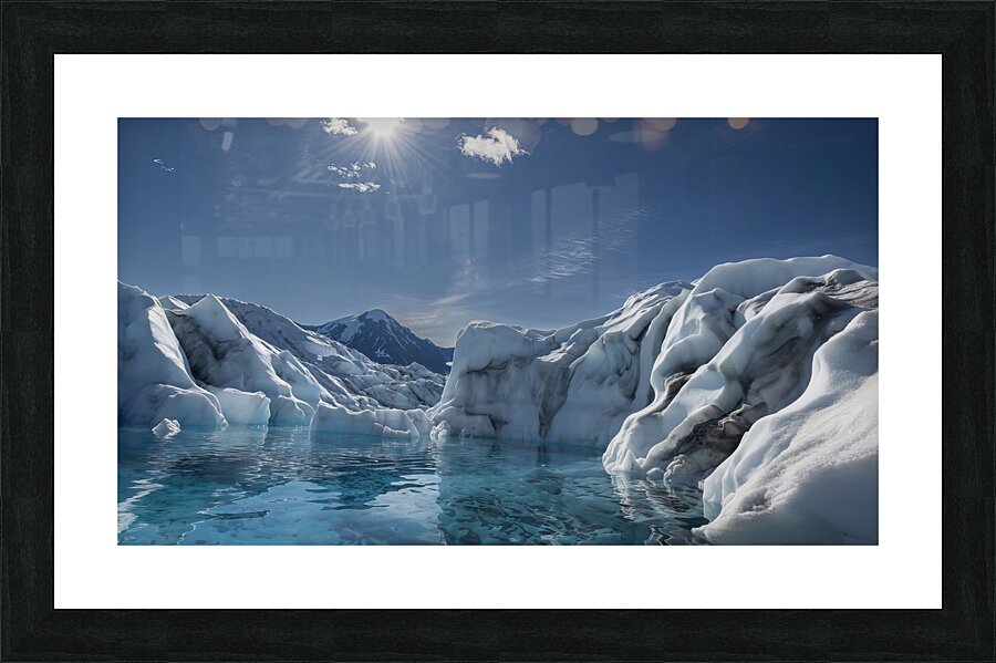 Pristine Widerness Picture Frame print
