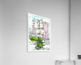 Flower on the window Acrylic Print