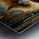 Oil Paint Animals Monkey: Oil Painting with a monkey Metal print