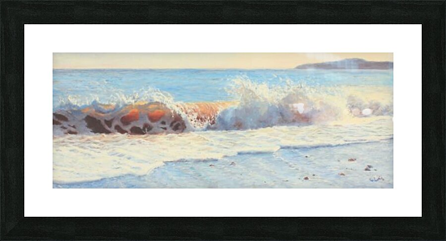 Winter Wave Picture Frame print