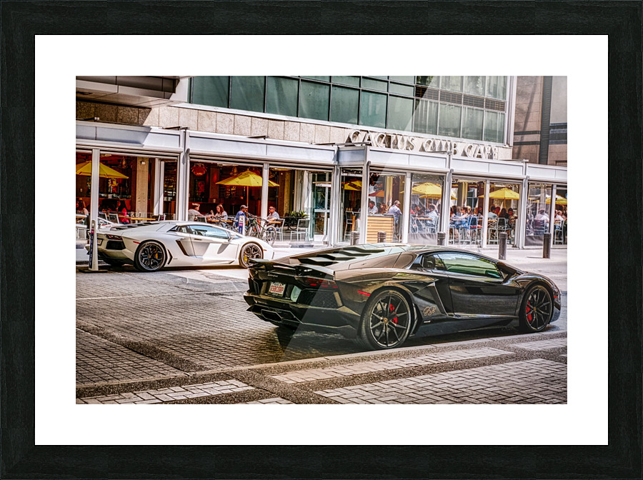 Ferrari and Lamborgini Picture Frame print