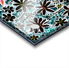 Abstract Textured Flora Display Acrylic print