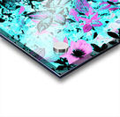 Cyan and Pink Scottish Highlands Garden Acrylic print