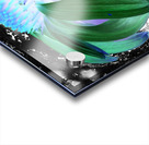  Abstract Green Cone Flower Acrylic print