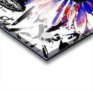 Abstract Vibrant Contrasting Daisy Flower Acrylic print