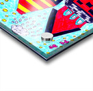 Abstract Doodle House Cats Acrylic print