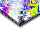 Abstract Swirling Chaotic Colours Acrylic print