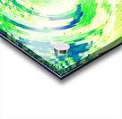 Abstract Lilies Swirl in Green and Blue  Acrylic print