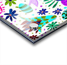 Abstract Vibrant Whimsical Flowers Acrylic print