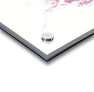 Abstract Pink Minimalist Highland Cow Acrylic print